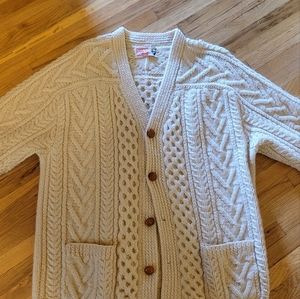 Irish Wool Cable Sweater